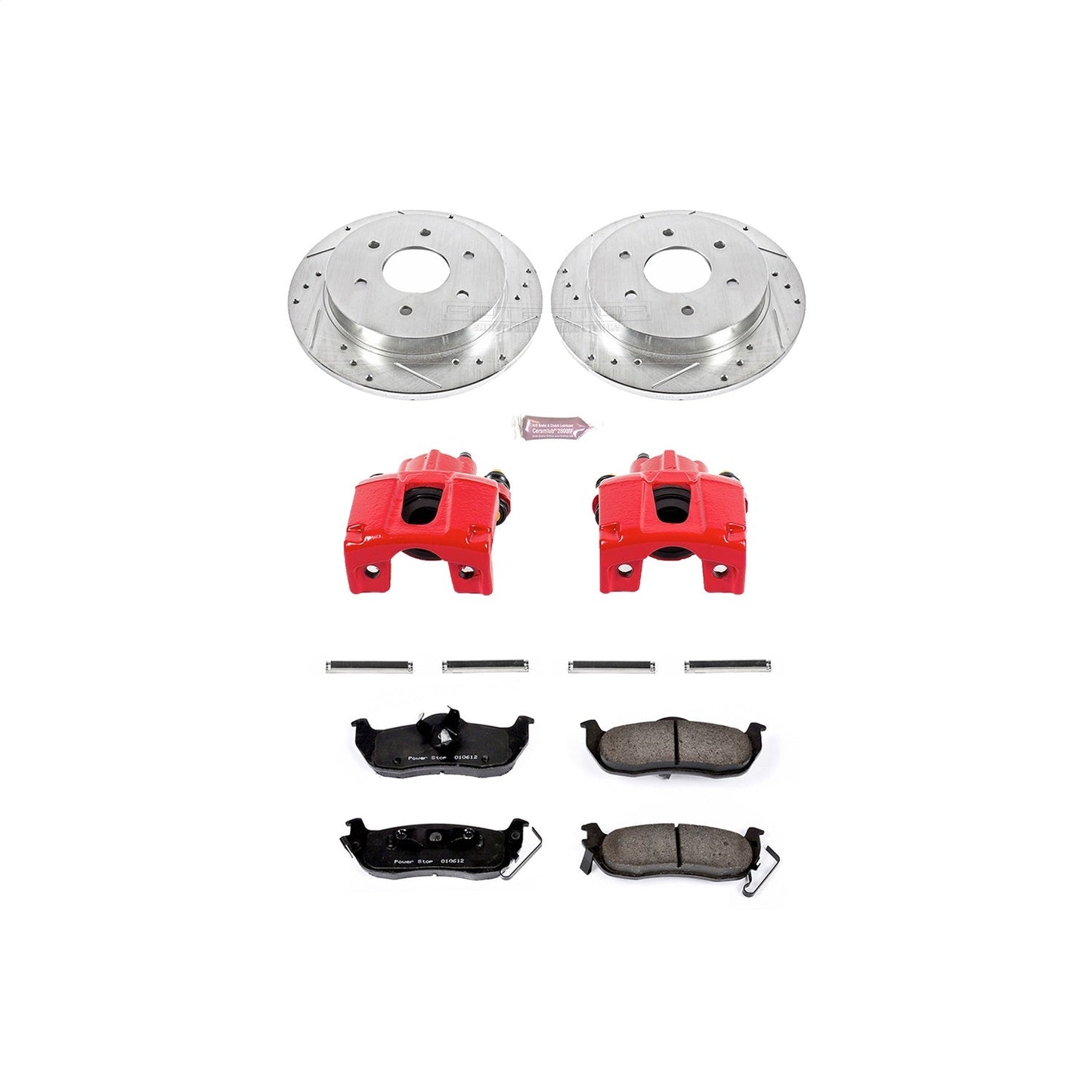 PowerStop Rear Z23 Evolution Sport Brake Kit w/Calipers | Infiniti QX56 (2004–2010) (KC2445)