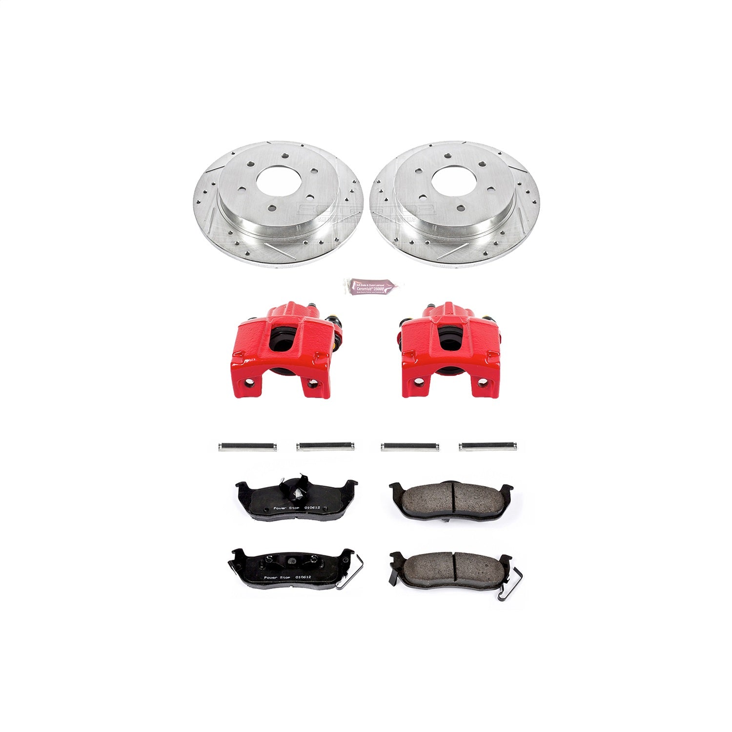 PowerStop Rear Z23 Evolution Sport Brake Kit w/Calipers | Infiniti QX56 (2004–2010) (KC2445)