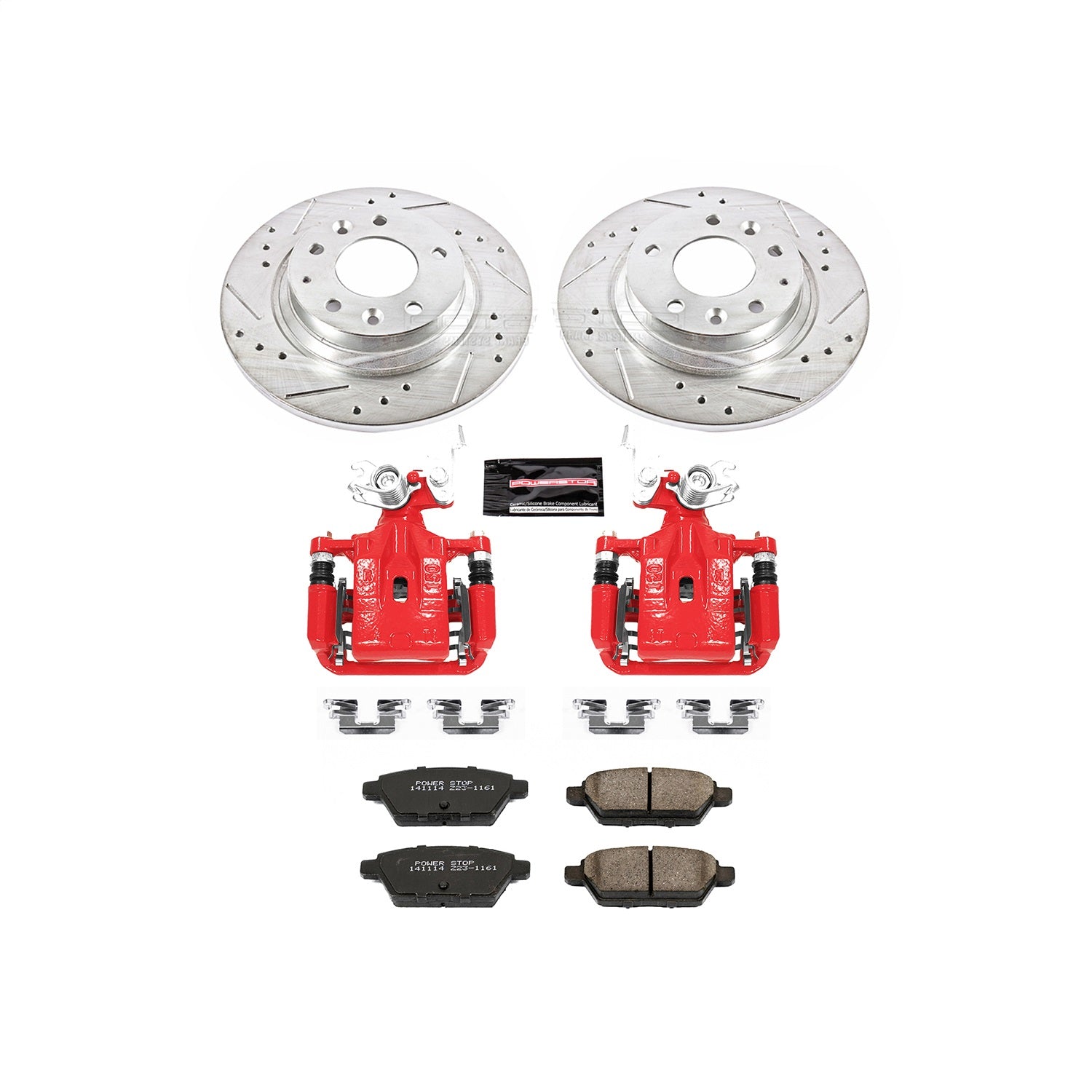 PowerStop Rear Z23 Evolution Sport Brake Kit w/ Calipers | Ford Fusion (2006–2012) (KC2450)