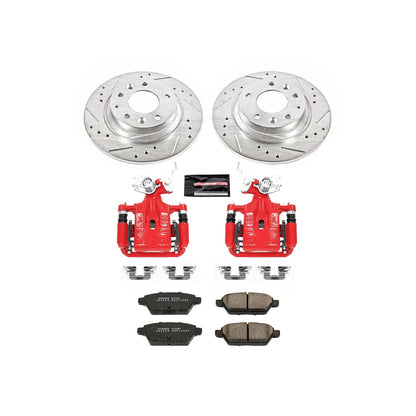 PowerStop Rear Z23 Evolution Sport Brake Kit w/ Calipers | Ford Fusion (2006–2012) (KC2450)