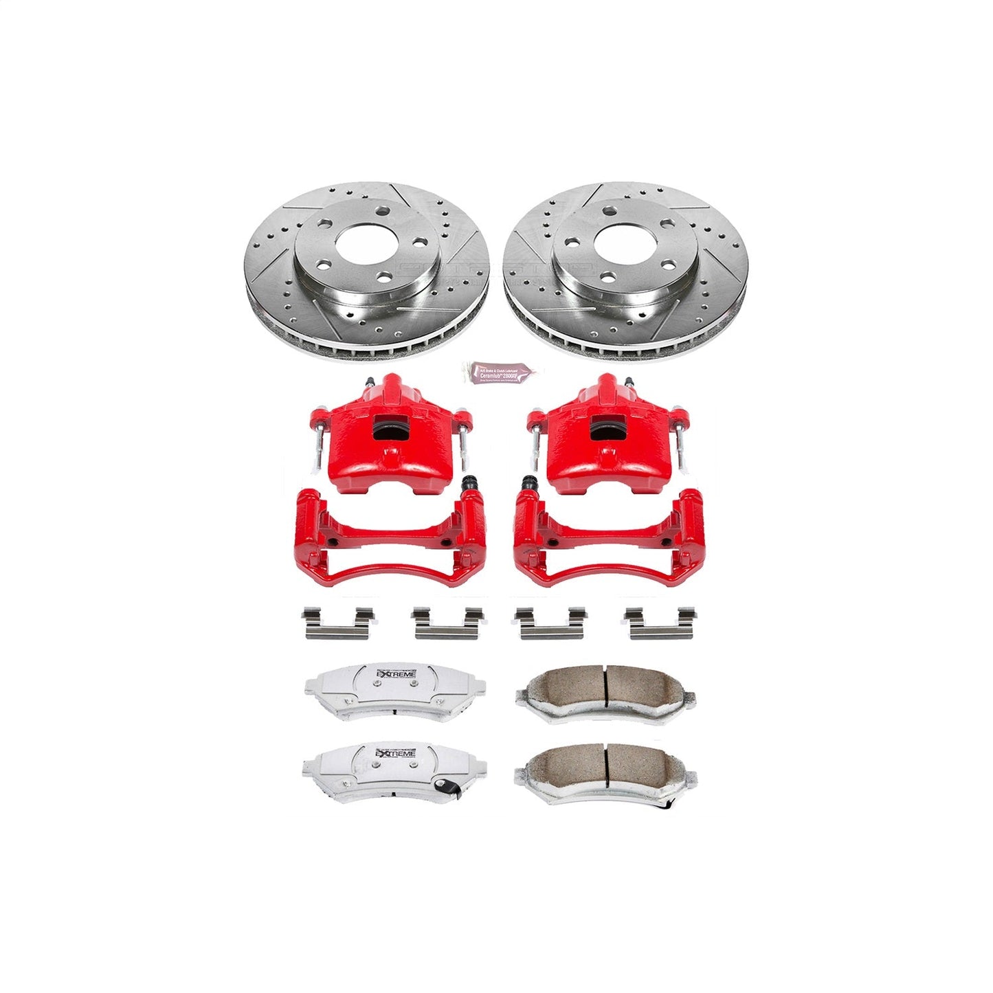 PowerStop Front Z26 Street Warrior Brake Kit w/ Calipers | Buick Century 1997–2005 (KC2553-26)