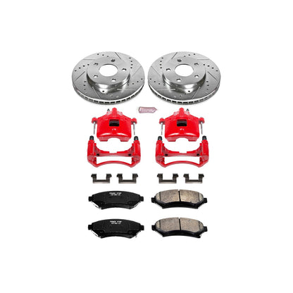 PowerStop Front Z23 Evolution Sport Brake Kit w/ Calipers | Buick Century 1997–2005 (KC2553)