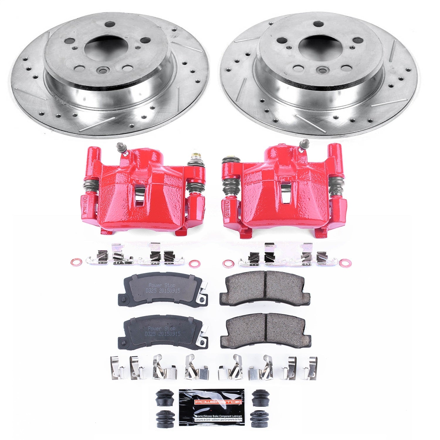 PowerStop Rear Z23 Evolution Sport Brake Kit w/ Calipers | Lexus RX300 (1999–2003) (KC2564A)