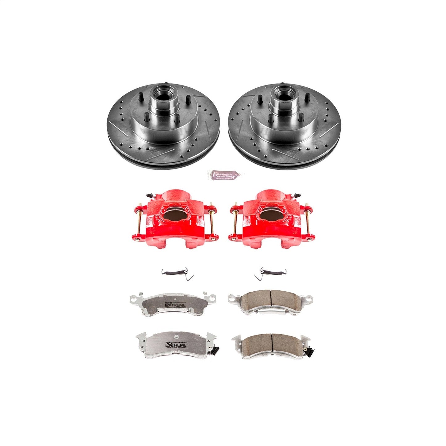 PowerStop Front Z26 Street Kit w/ Calipers | Buick LeSabre (1977–1978) (KC2580-26)