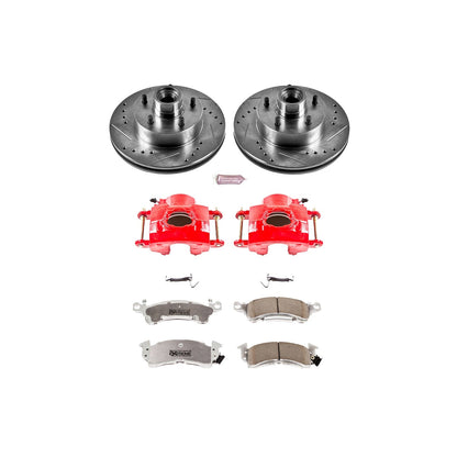 PowerStop Front Z26 Street Kit w/ Calipers | Buick LeSabre (1977–1978) (KC2580-26)
