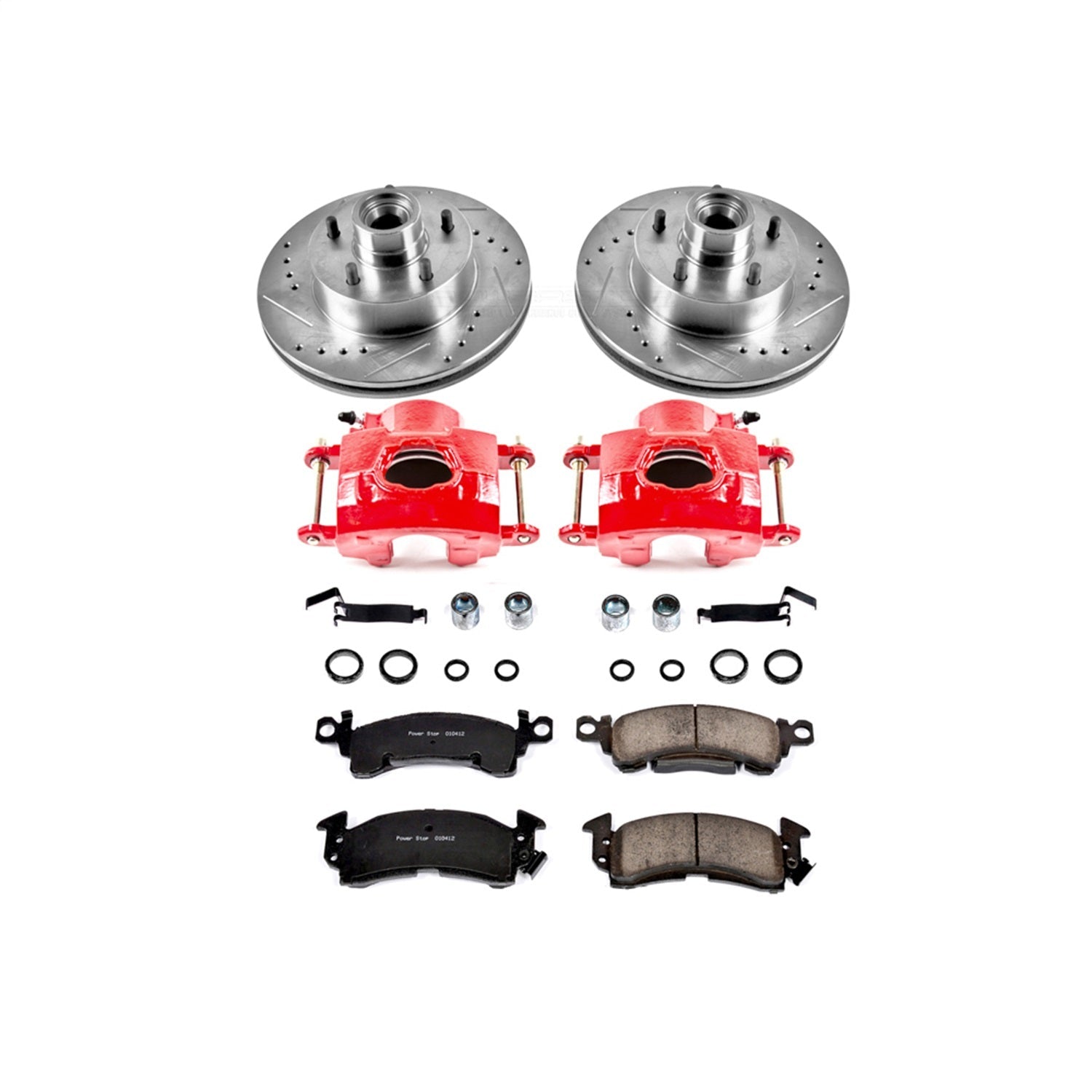PowerStop Front Z23 Evolution Sport Brake Kit w/ Calipers | Buick LeSabre (1977–1978) (KC2580)