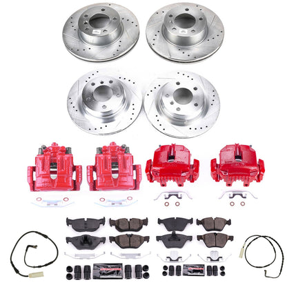 PowerStop Front & Rear Z23 Evolution Sport Brake Kit w/ Calipers | BMW 325i (2006) (KC2890)