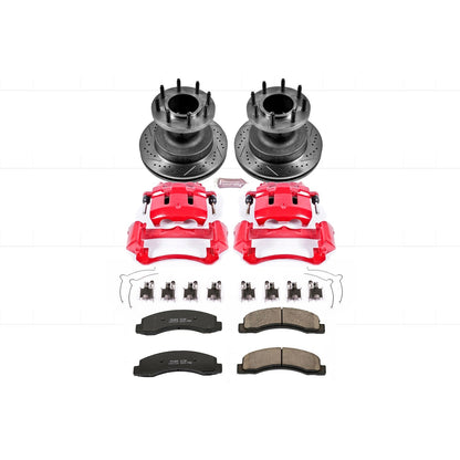 PowerStop Front Z23 Evolution Kit w/ Calipers | Ford F-350 Super Duty (1999–2002) (KC2907)