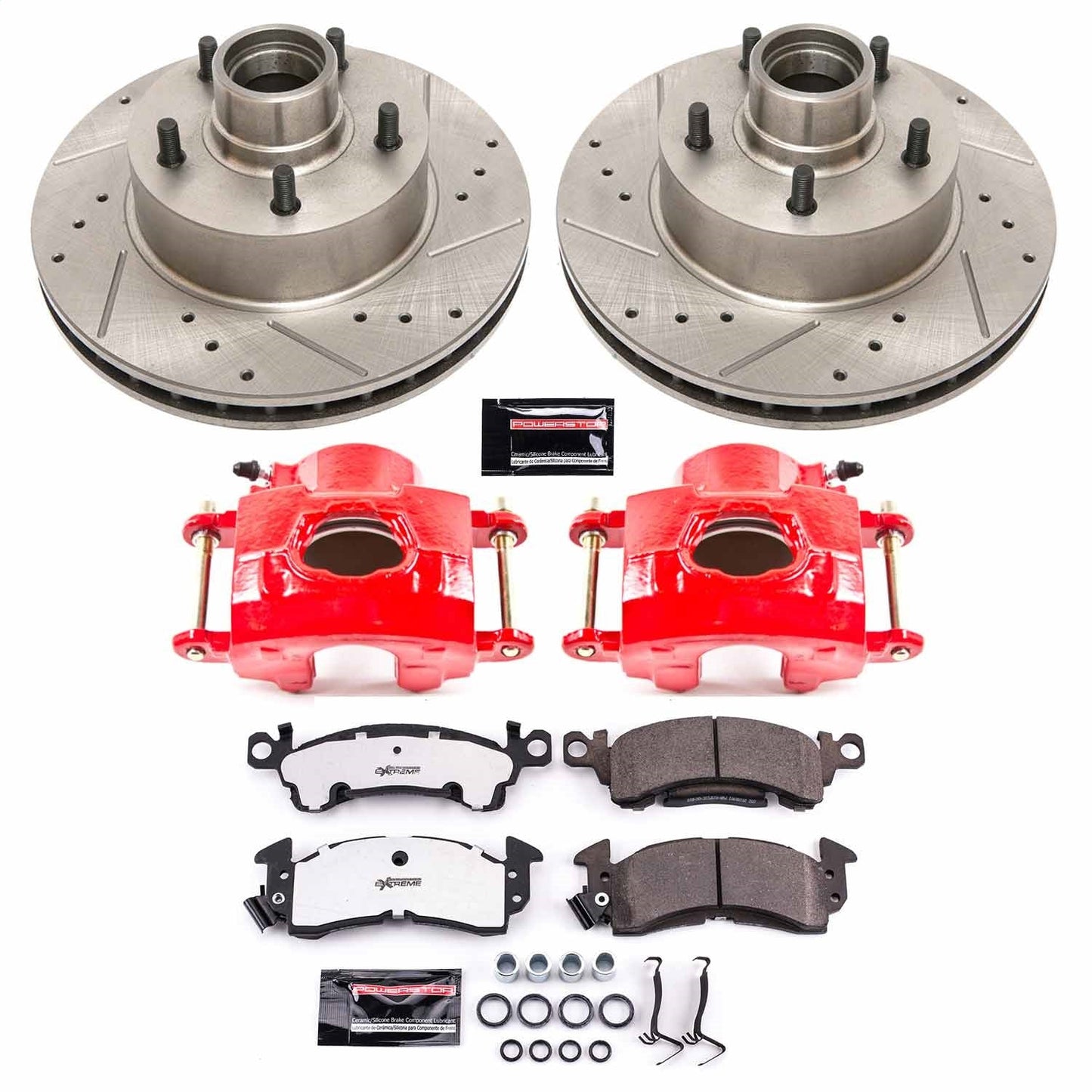 PowerStop Front Z26 Street Warrior Brake Kit w/ Calipers | Buick LeSabre (1979–1986) (KC2908-26)