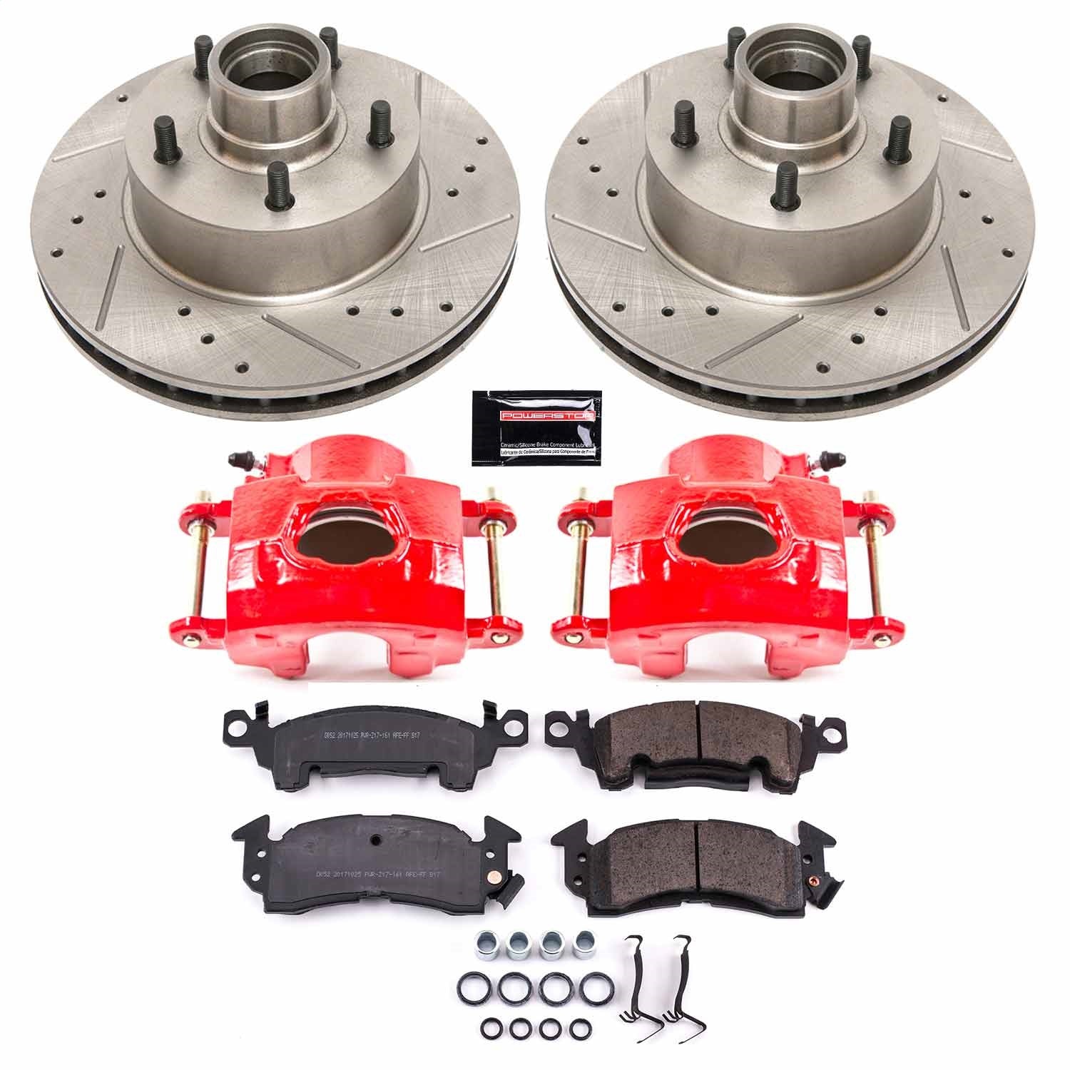 PowerStop Front Z23 Evolution Sport Brake Kit w/ Calipers | Buick LeSabre (1979–1986) (KC2908)