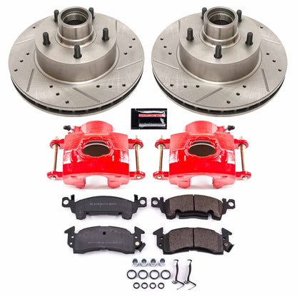 PowerStop Front Z23 Evolution Sport Brake Kit w/ Calipers | Buick LeSabre (1979–1986) (KC2908)