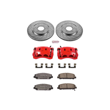 PowerStop Front Z36 Truck & Tow Kit w/ Calipers | Nissan Armada (2006–2007) (KC2909-36)