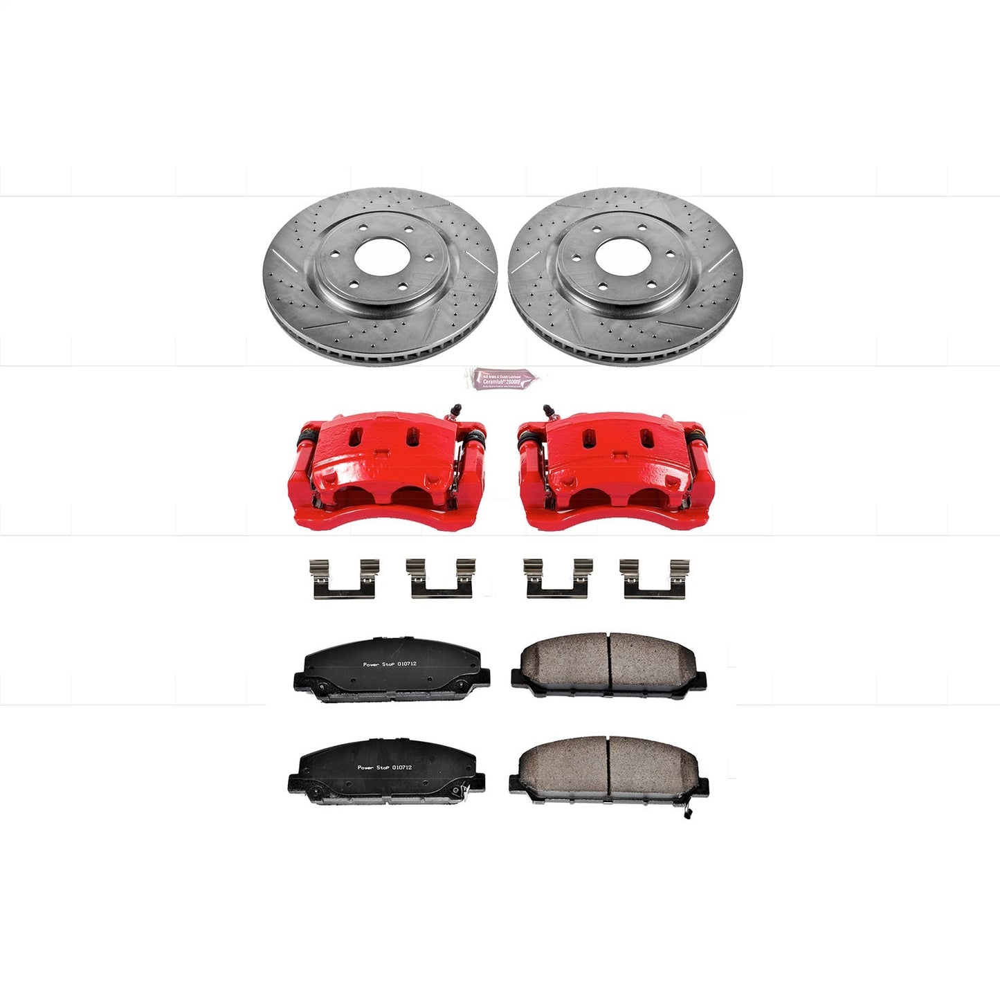 PowerStop Front Z23 Evolution Sport Brake Kit w/ Calipers | Infiniti QX56 (2006–2007) (KC2909)