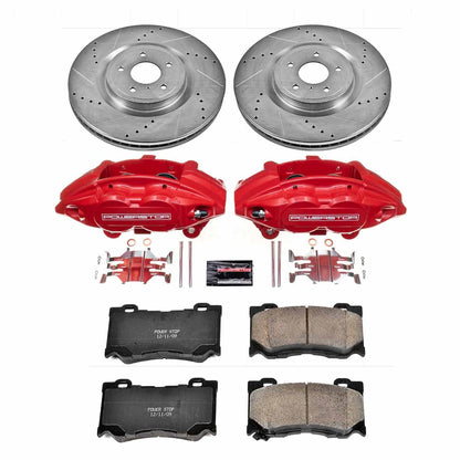 PowerStop Front Z23 Evolution Sport Brake Kit w/ Calipers | Infiniti FX50 (2009–2013) (KC2915A)