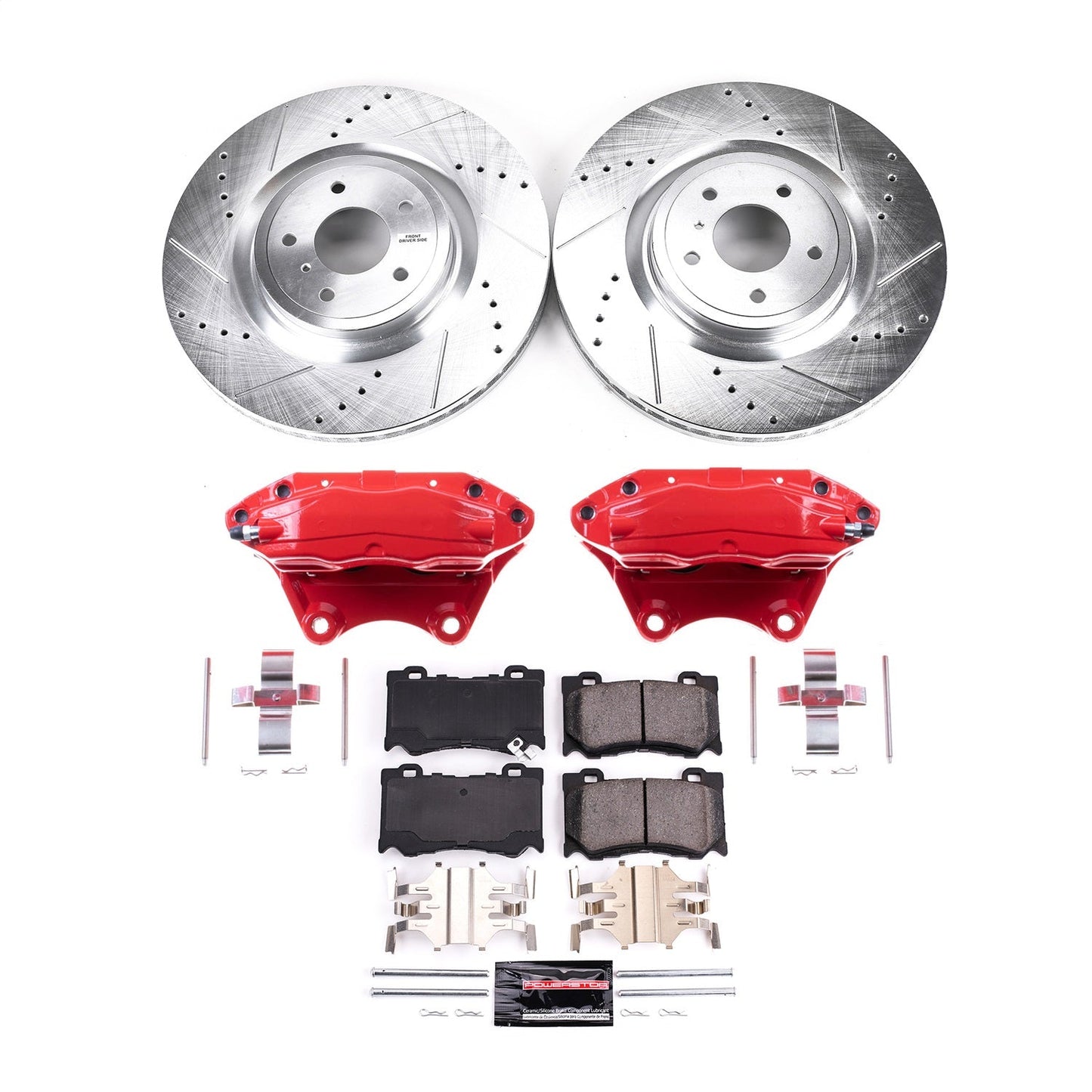 PowerStop Front Z23 Evolution Kit w/ Calipers | Nissan 350Z (2009) (KC2915B)