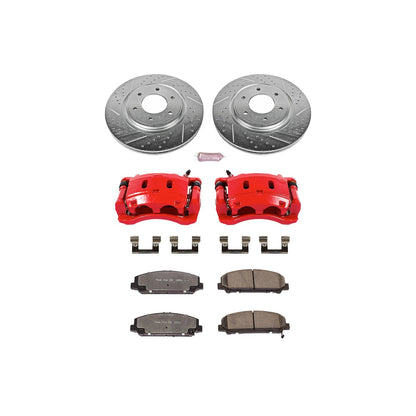 PowerStop Front Z36 Truck & Tow Kit w/ Calipers | Nissan Titan (2008–2010) (KC2961-36)