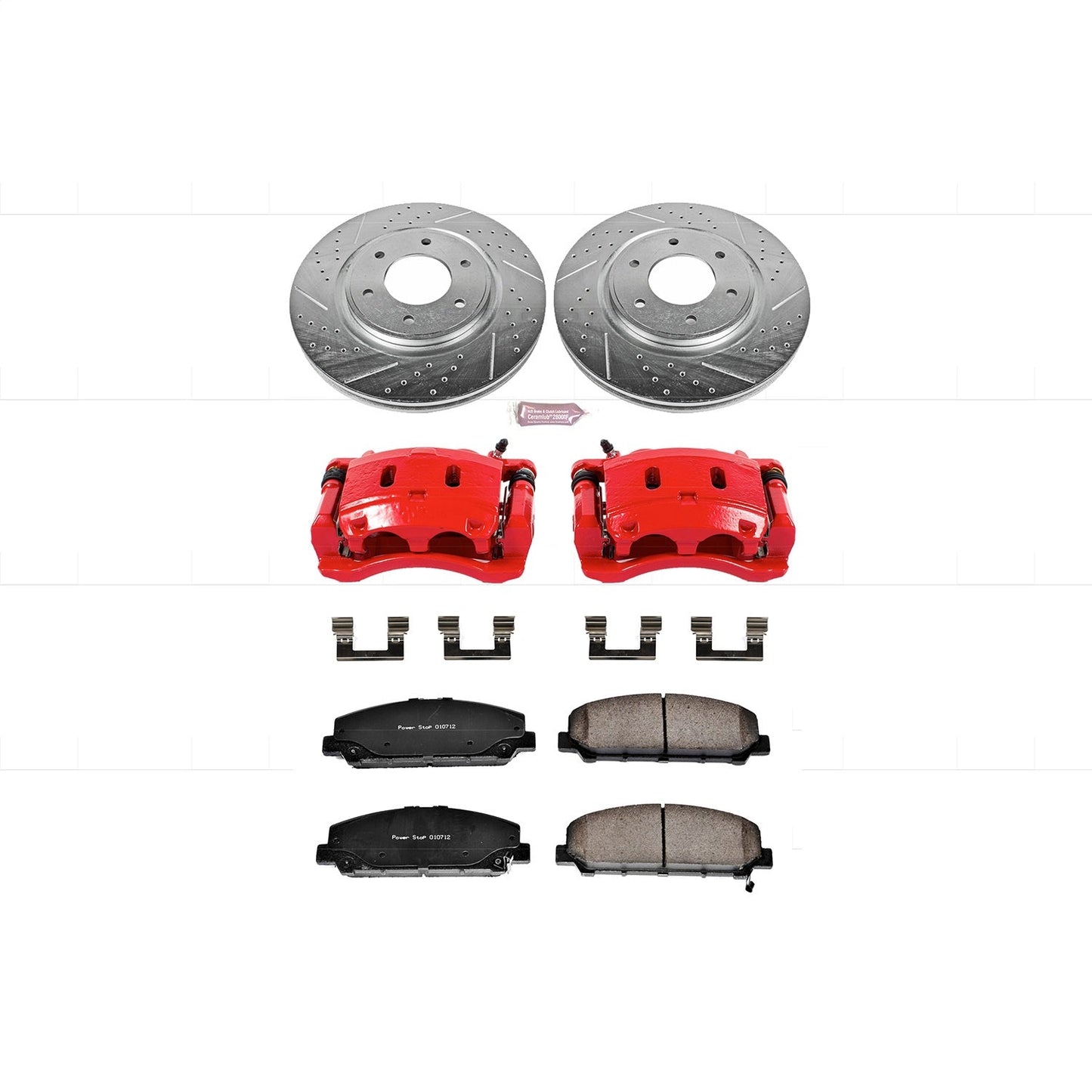 PowerStop Front Z23 Evolution Sport Brake Kit w/ Calipers | Infiniti QX56 (2008–2010) (KC2961)