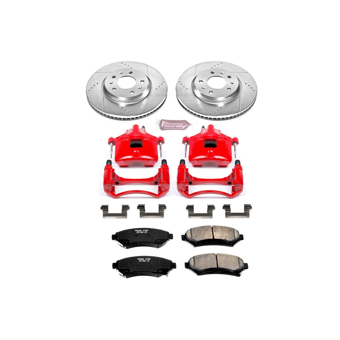 PowerStop Front Z23 Evolution Sport Brake Kit w/Calipers | Cadillac Seville (2004) (KC2975)