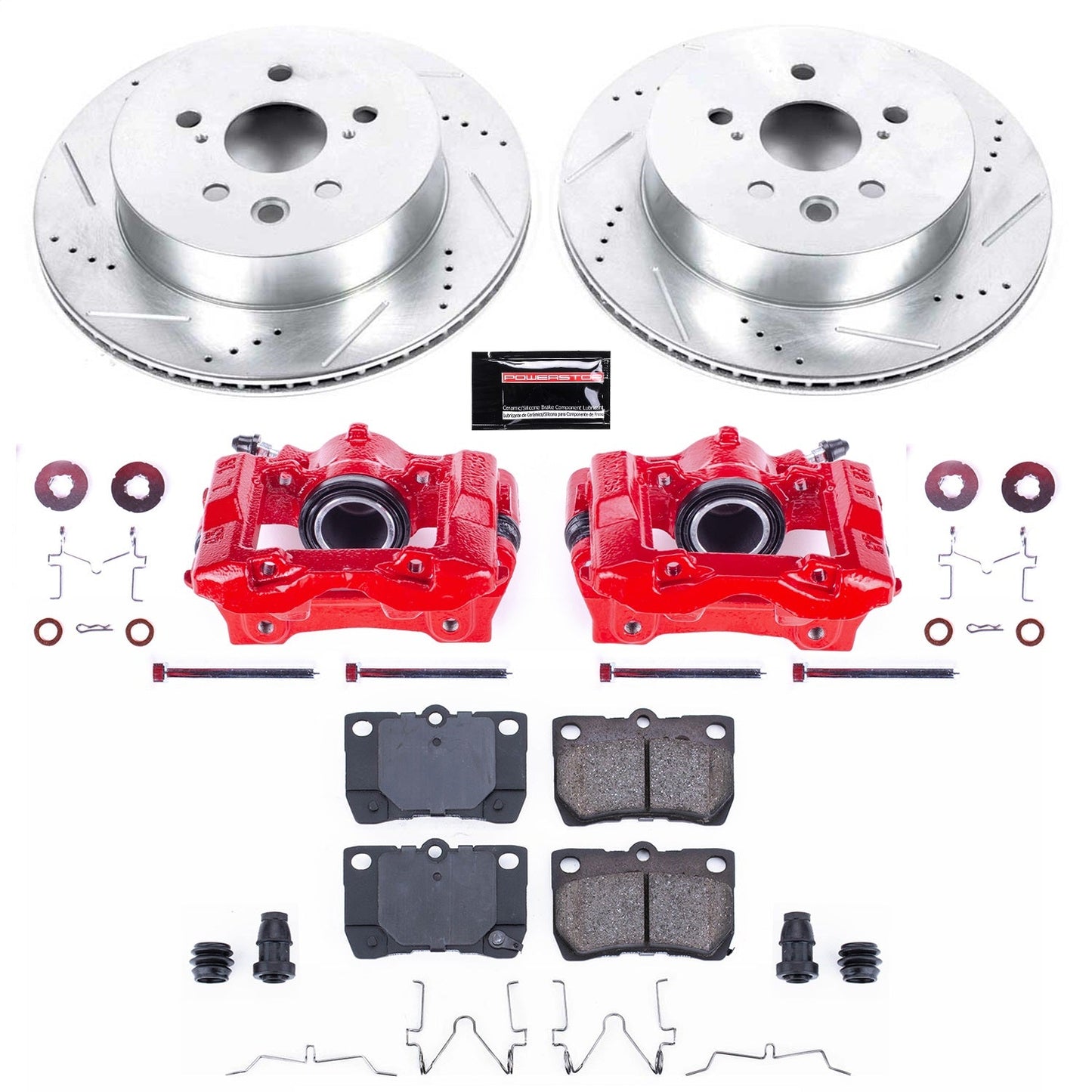 PowerStop Rear Z23 Evolution Sport Brake Kit w/Calipers | Lexus GS300 (2006) (KC2977)