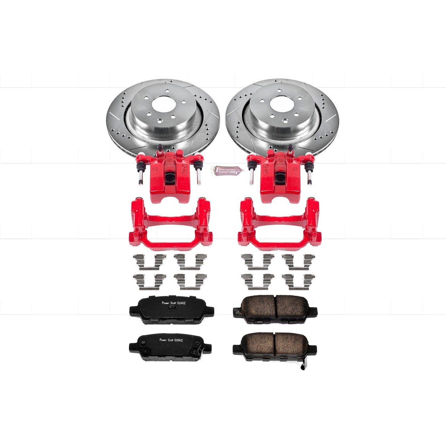 PowerStop Rear Z23 Evolution Sport Brake Kit w/ Calipers | Infiniti G35 (2007–2008) (KC2986)