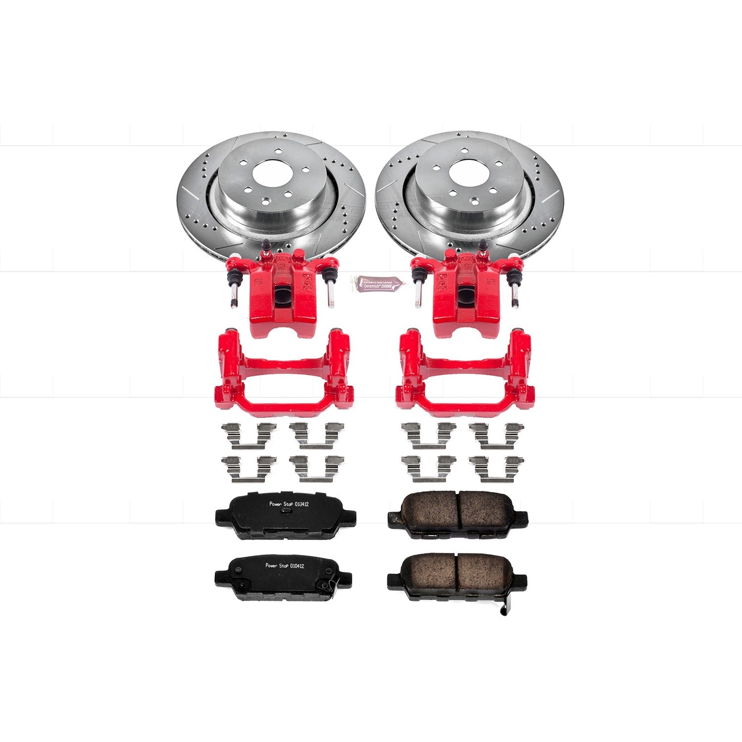 PowerStop Rear Z23 Evolution Sport Brake Kit w/ Calipers | Infiniti G35 (2007–2008) (KC2986)