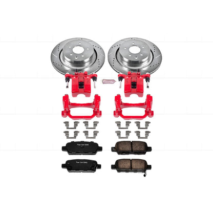 PowerStop Rear Z23 Evolution Sport Brake Kit w/ Calipers | Infiniti G35 (2007–2008) (KC2986)