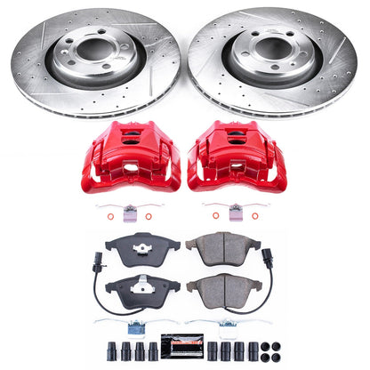 PowerStop Front Z23 Evolution Sport Brake Kit w/ Calipers | Audi A6 (2006–2011) (KC2993)