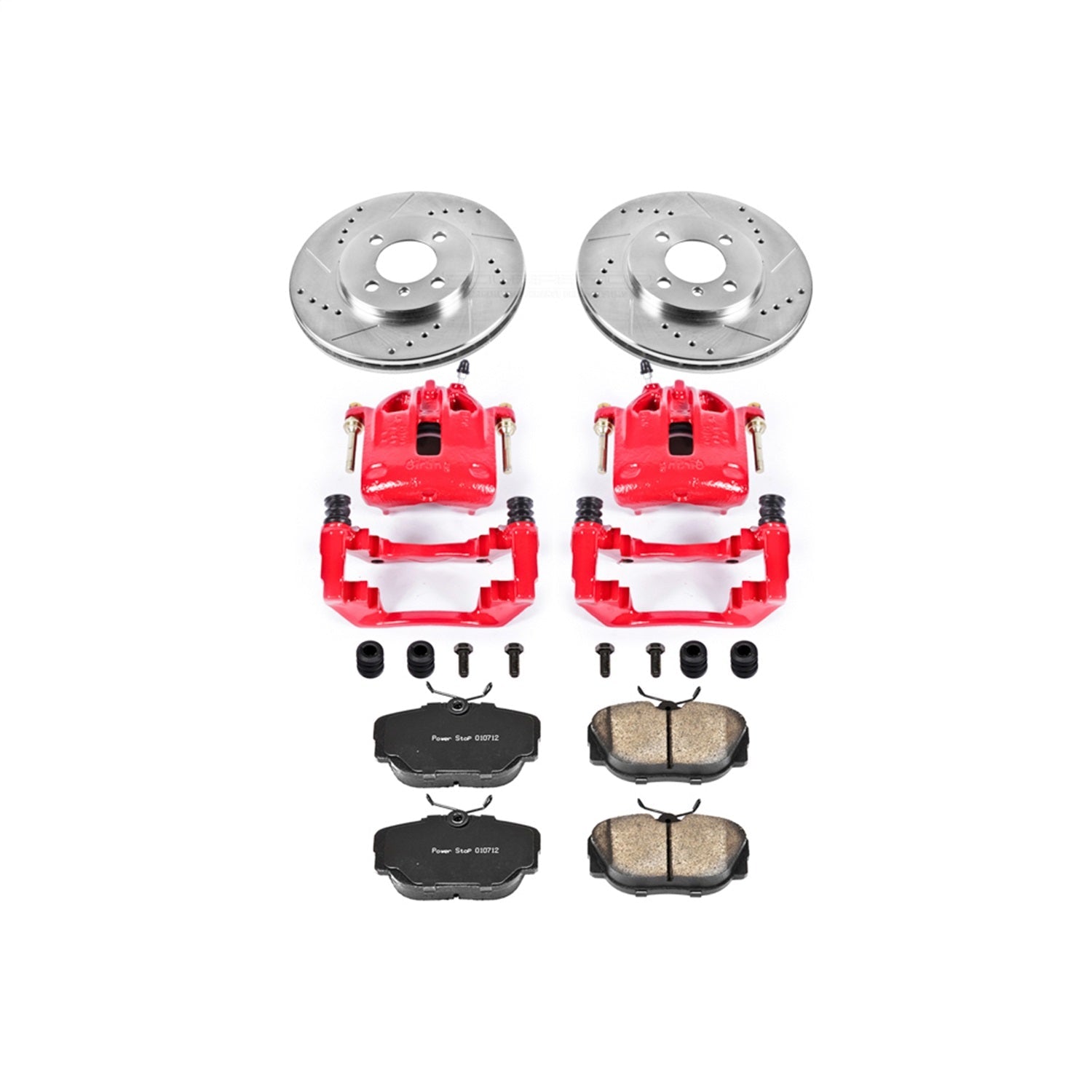 PowerStop Front Z23 Evolution Sport Brake Kit w/ Calipers | BMW 318i (1991–1992) (KC3008)