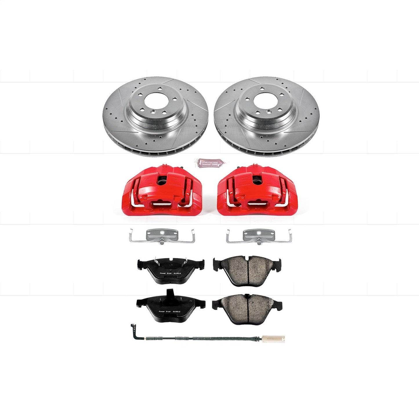 PowerStop Front Z23 Evolution Sport Brake Kit w/Calipers | BMW 335i xDrive (2009) (KC3015)
