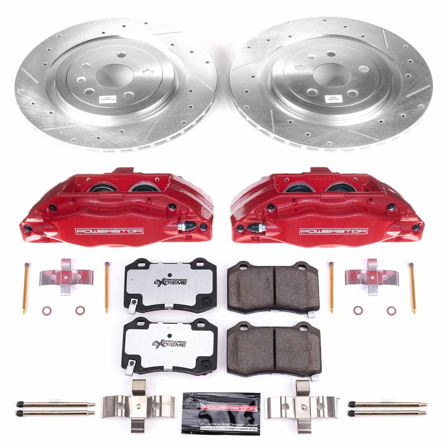 PowerStop Rear Z26 Street Warrior Brake Kit w/ Calipers | Chevrolet Camaro 2010–2015 (KC3019-26)