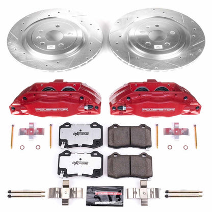 PowerStop Rear Z26 Street Warrior Brake Kit w/ Calipers | Chevrolet Camaro 2010–2015 (KC3019-26)