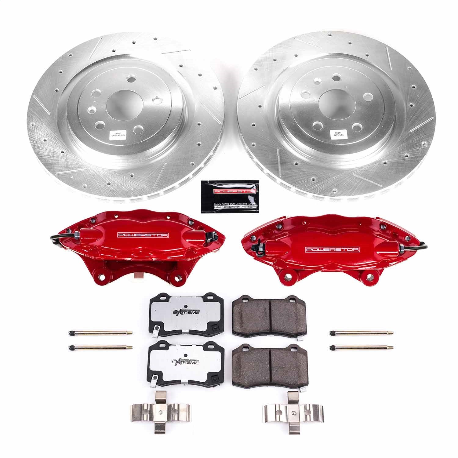 PowerStop Rear Z26 Street Kit w/ Calipers | Cadillac CTS 2009–2015 (KC3019A-26)