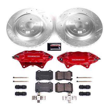 PowerStop Rear Z23 Evolution Kit w/ Calipers | Cadillac CTS (2009–2015) (KC3019A)