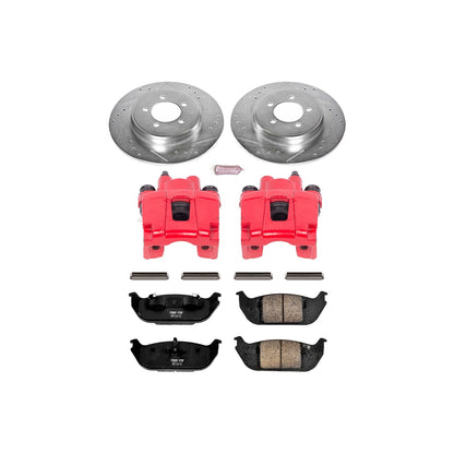 PowerStop Rear Z23 Evolution Sport Brake Kit w/ Calipers | Lincoln Aviator (2003–2005) (KC3025)