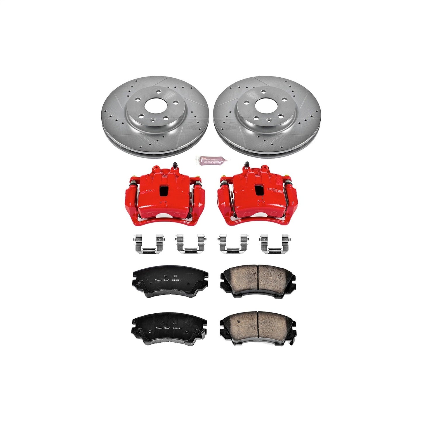 PowerStop Front Z23 Evolution Sport Brake Kit w/ Calipers | Chevrolet Camaro (2010–2015) (KC3031)