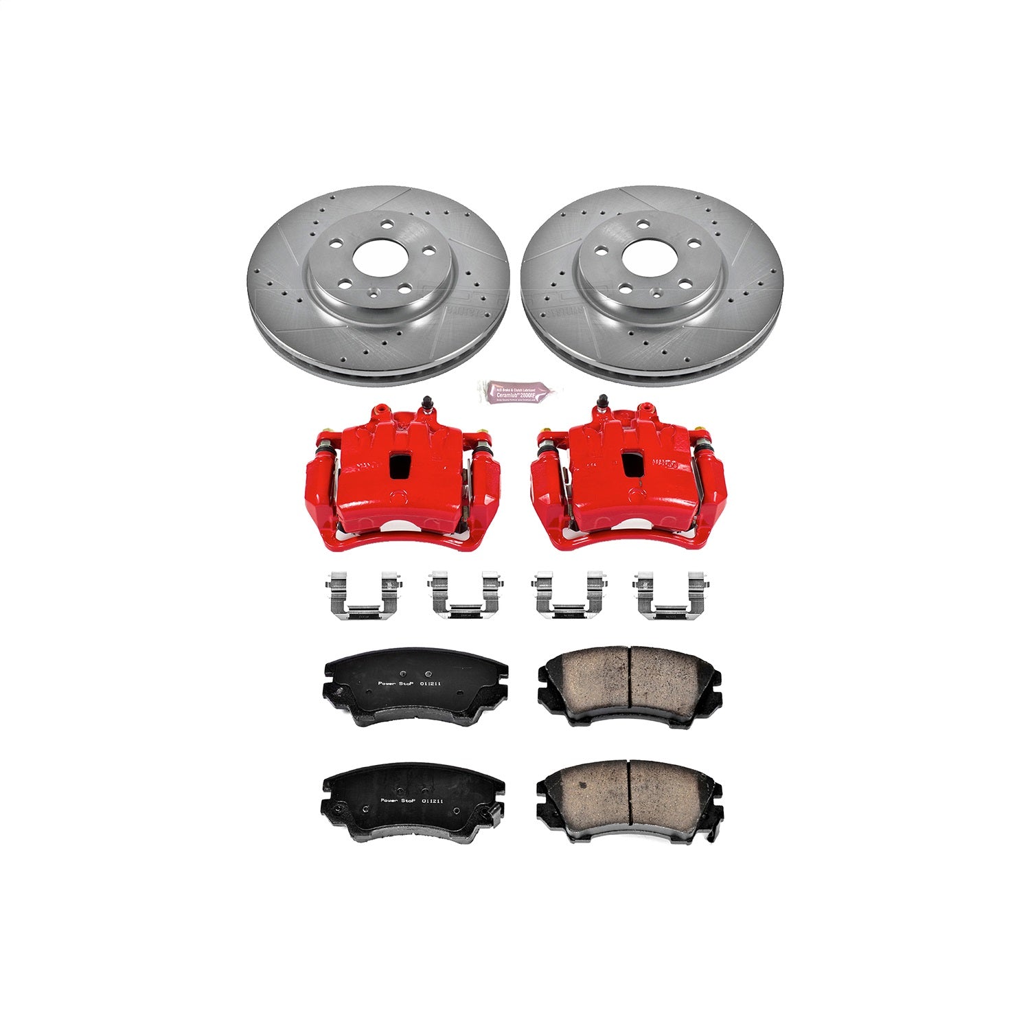 PowerStop Front Z23 Evolution Sport Brake Kit w/ Calipers | Chevrolet Camaro (2010–2015) (KC3031)