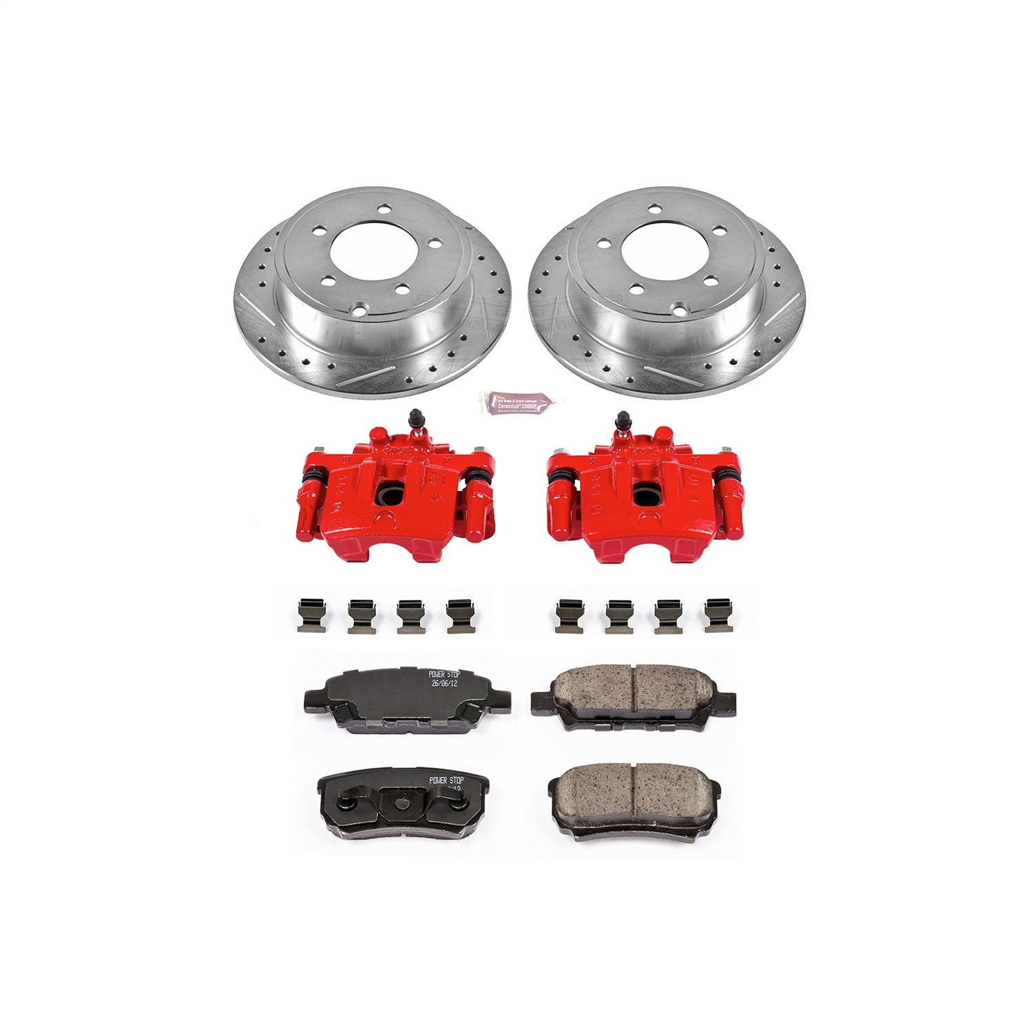 PowerStop Rear Z23 Evolution Sport Brake Kit w/ Calipers | Chrysler 200 (2011–2014) (KC3033)