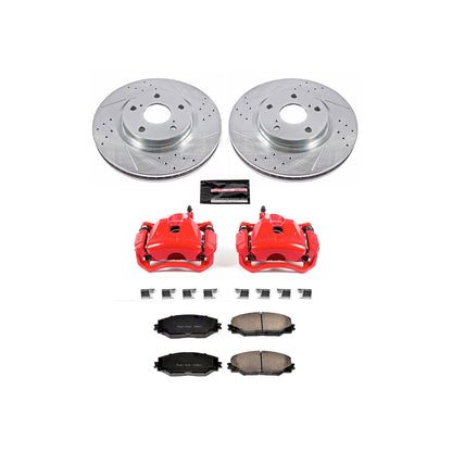 PowerStop Front Z23 Evolution Sport Brake Kit w/ Calipers | Toyota Corolla iM (2017) (KC3054A)