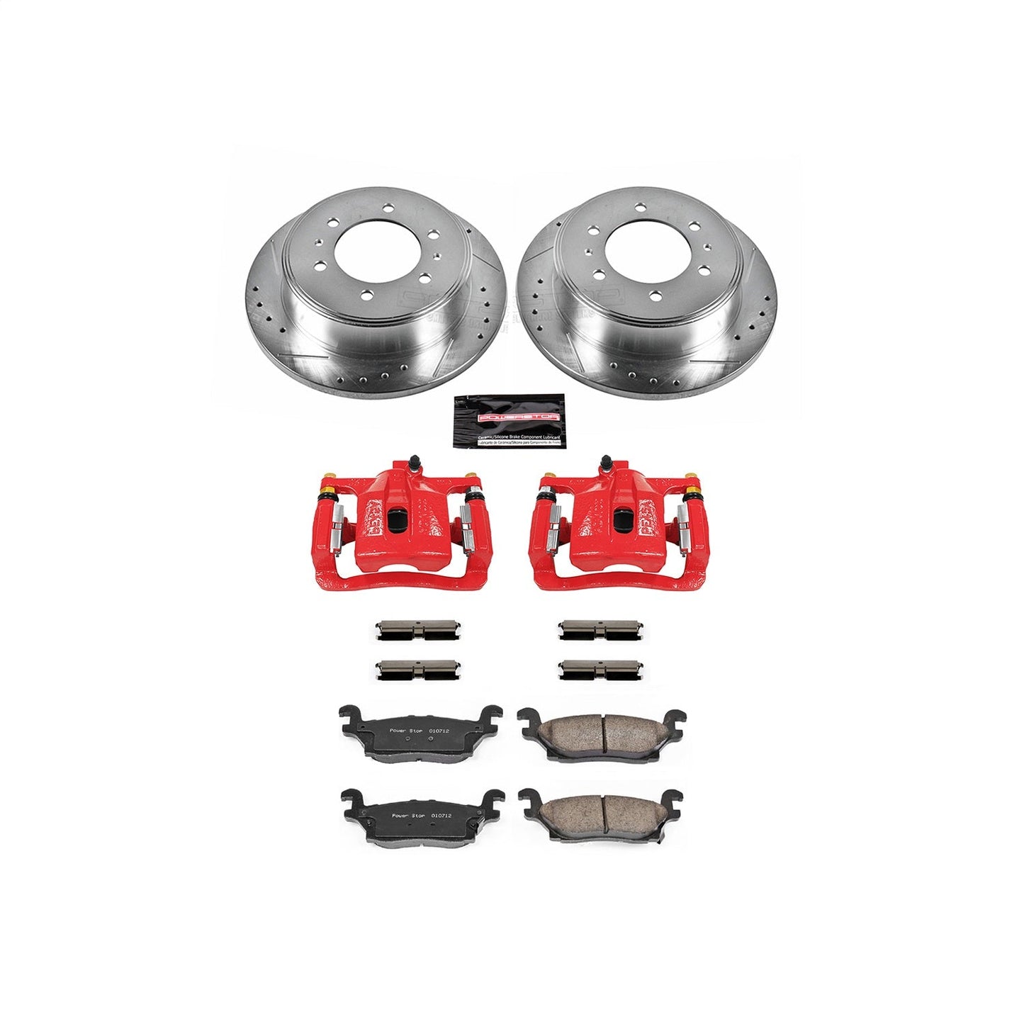 PowerStop Rear Z23 Evolution Sport Brake Kit w/ Calipers | Hummer H3 (2006–2010) (KC3067)
