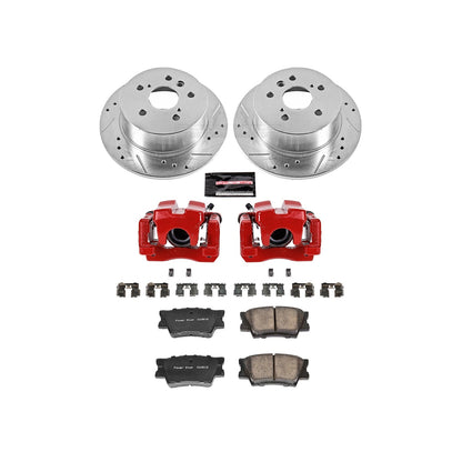 PowerStop Rear Z23 Evolution Sport Brake Kit w/ Calipers | Lexus ES350 (2007–2012) (KC3068)