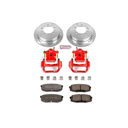 PowerStop Rear Z36 Truck & Tow Kit w/ Calipers | Toyota Sequoia (2008–2015) (KC3073-36)