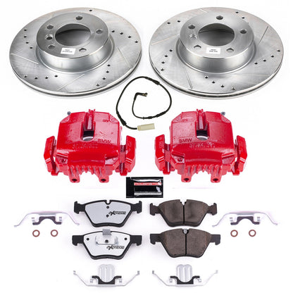 PowerStop Front Z26 Street Warrior Brake Kit w/ Calipers | BMW 325i (2006) (KC3087-26)