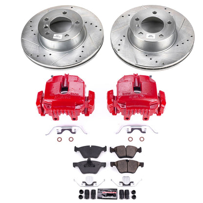 PowerStop Front Z23 Evolution Sport Brake Kit w/ Calipers | BMW 325i (2006) (KC3087)