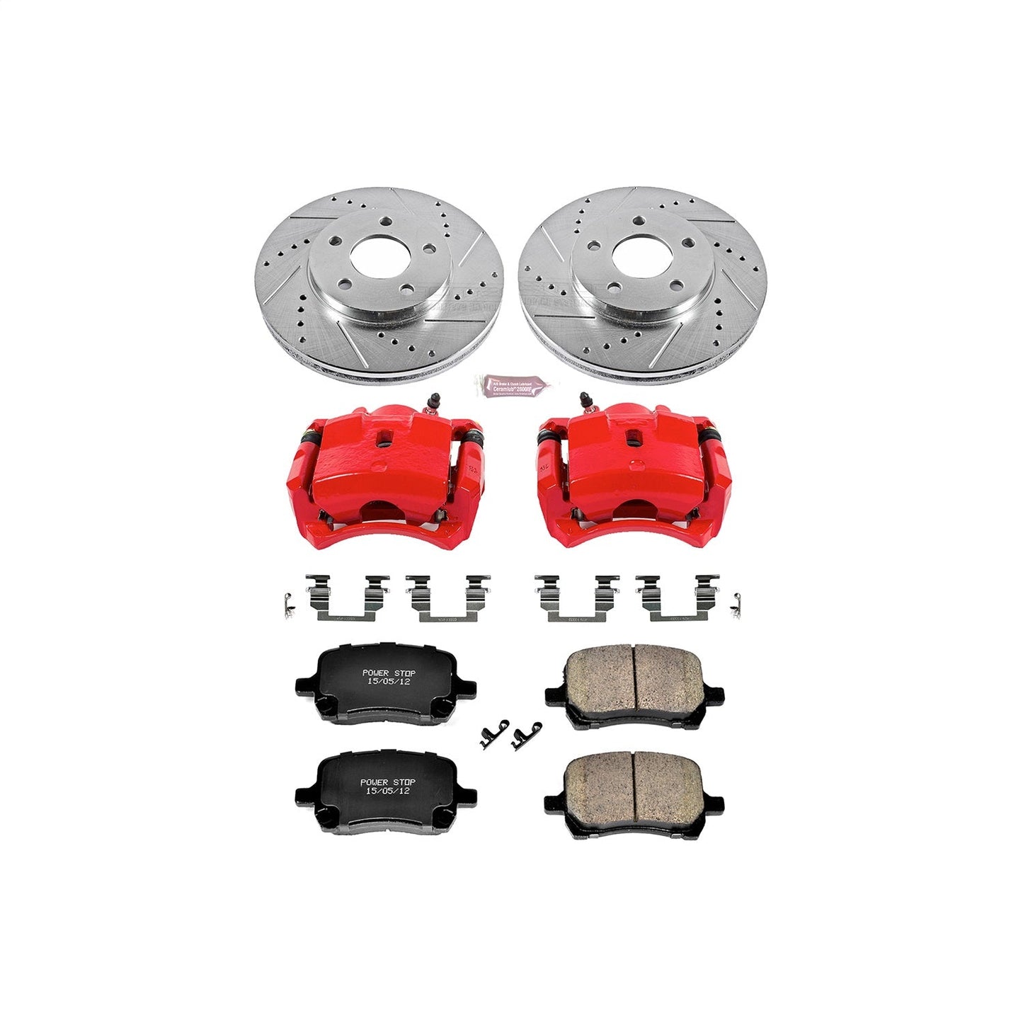 PowerStop Front Z23 Evolution Sport Brake Kit w/ Calipers | Chevrolet HHR (2006–2007) (KC3116)