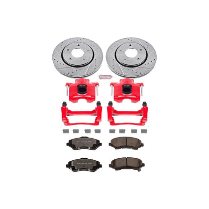 PowerStop Front Z36 Truck & Tow Brake Kit w/ Calipers | Chrysler Town and Country (2008–2016) (KC3118-36)