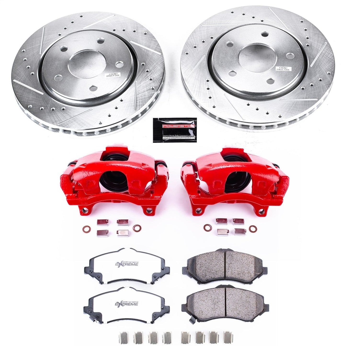 PowerStop Front Z36 Truck & Tow Brake Kit w/ Calipers | Dodge Journey (2009–2013) (KC3118A-36)