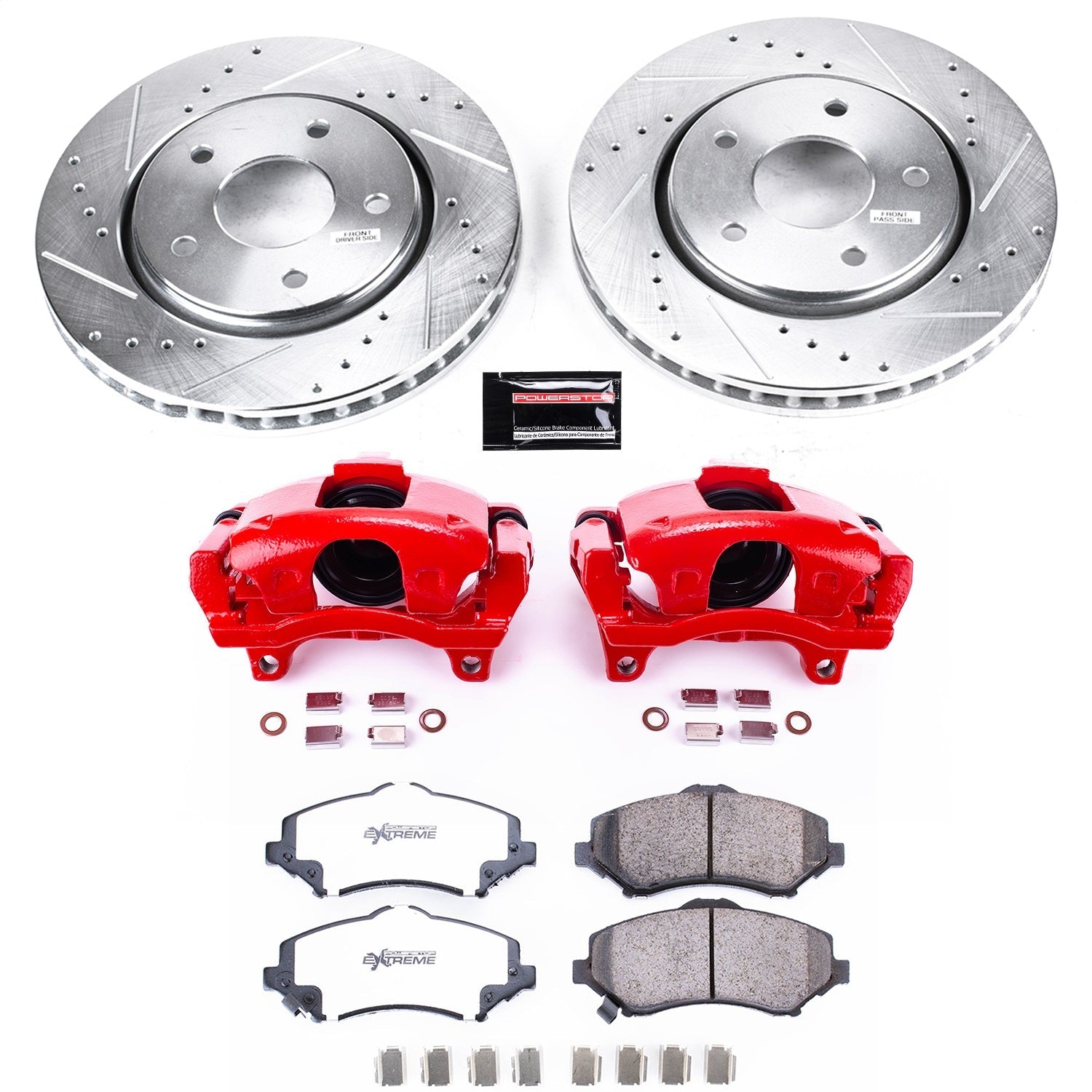 PowerStop Front Z36 Truck & Tow Brake Kit w/ Calipers | Dodge Journey (2009–2013) (KC3118A-36)