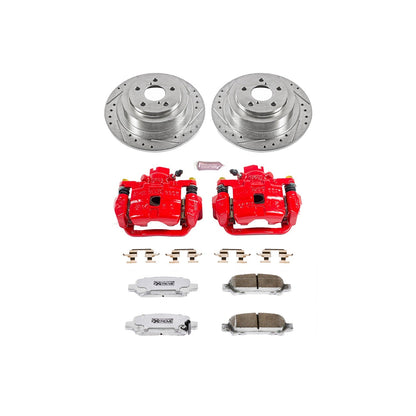 PowerStop Rear Z26 Street Warrior Brake Kit w/ Calipers | Subaru Baja (2003–2006) (KC3124-26)