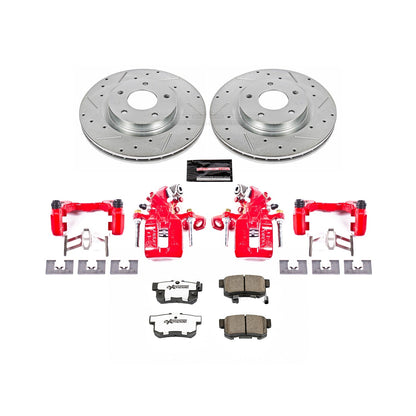 PowerStop Rear Z26 Street Warrior Brake Kit w/ Calipers | Acura ILX (2016–2018) (KC3128A-26)