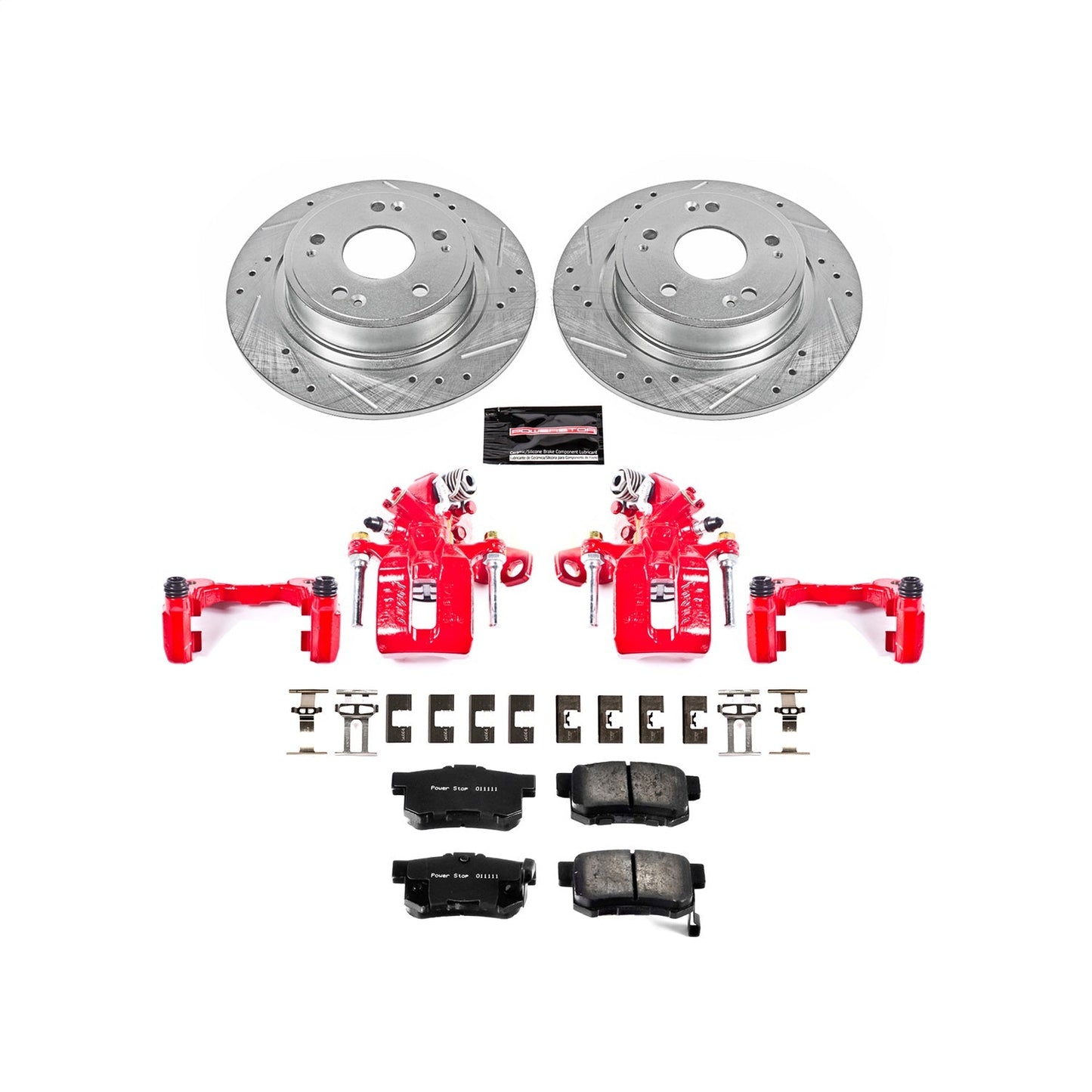 PowerStop Rear Z23 Evolution Sport Brake Kit w/Calipers | Acura ILX (2016–2018) (KC3128A)
